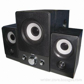 2.1-channel Computer Multimedia Speaker System with Output Power RMS 8W and 2 x 3W